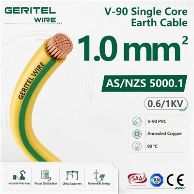 1.0mm2 Puna V90 žica za uzemljenje 0.6/1kV AS/NZS 5000.1