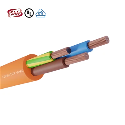 SAA Heavy Duty 2 jezgre i uzemljenje okrugli PVC kabel